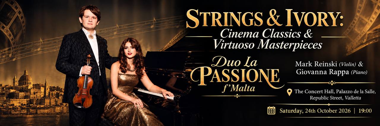 Strings&Ivory. Cinema and Classical masterpieces. Duo La PASSIONE f'Malta