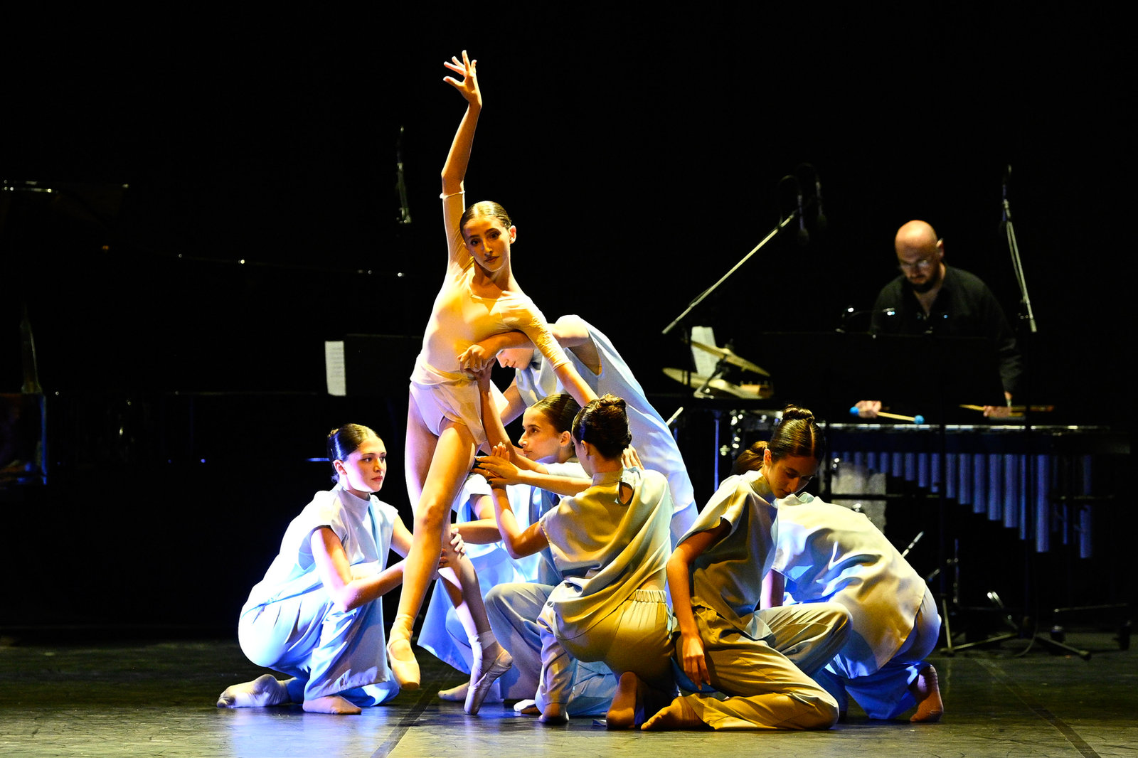 Young Creatives in Motion violin, piano & percussion