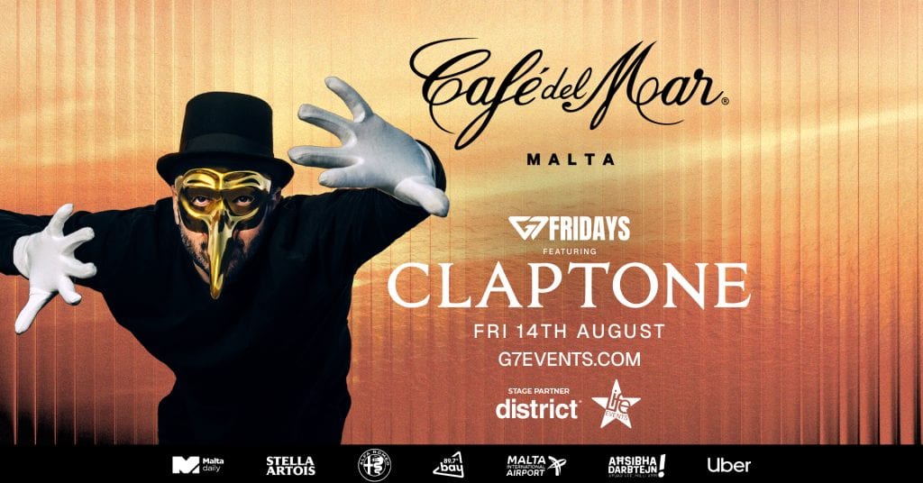 G7 Events & District Presents: Claptone at Café del Mar