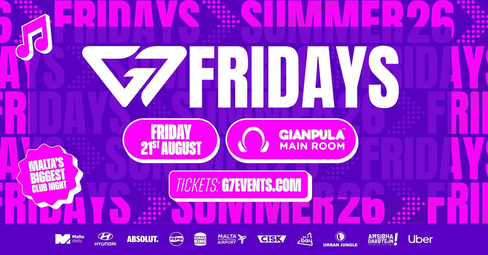 G7 Fridays 2026 – Week 14