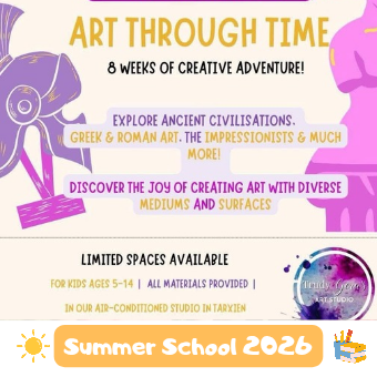 Art Through Time – Summer Class