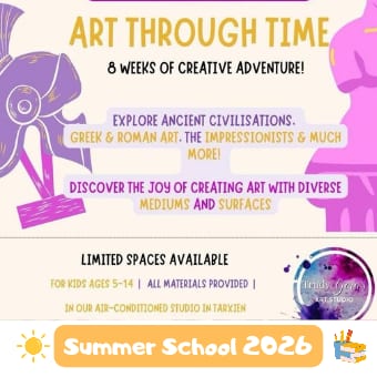 Art Through Time – Summer Class