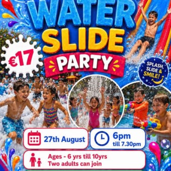 FOAM & WATER SLIDE PARTY!