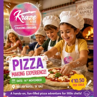 Pizza making experience!