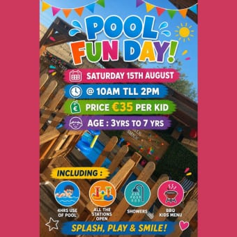 Pool Fun Day with Kids BBQ