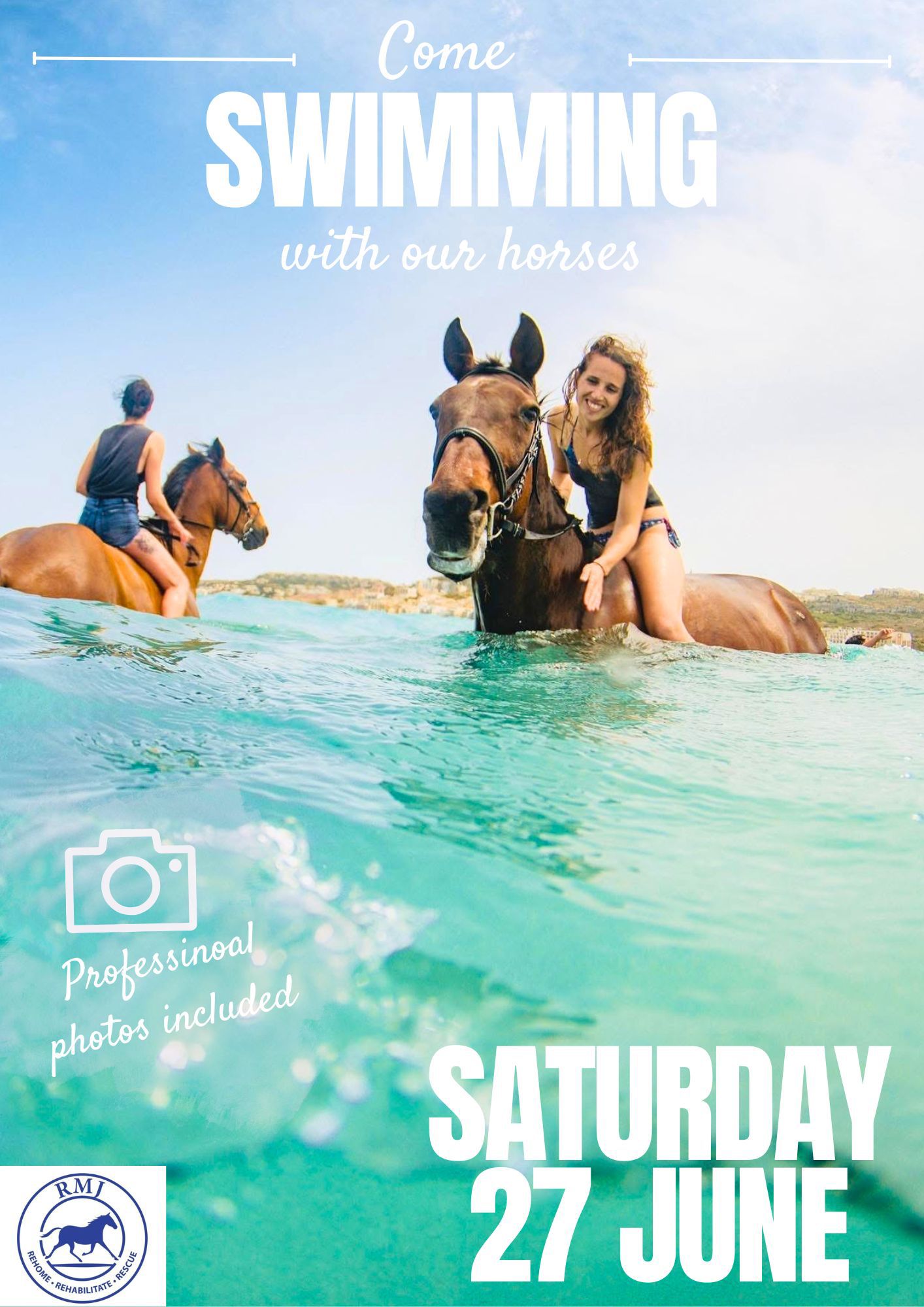 Swimming with Horses