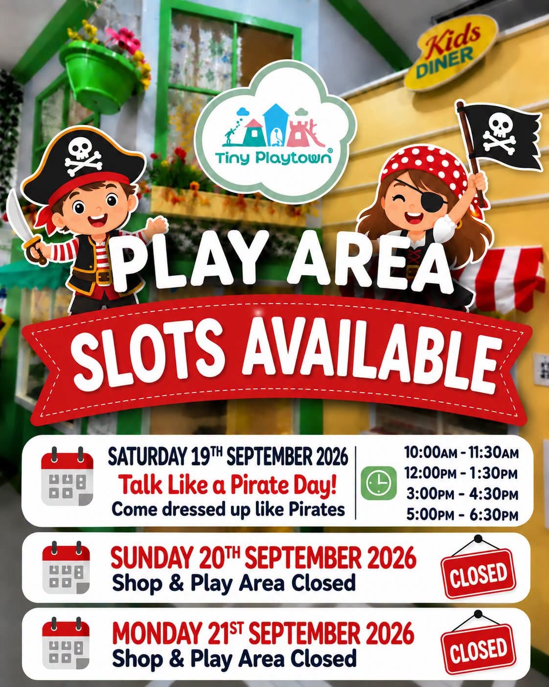 Ahoy Mateys! Talk Like a Pirate Day (All Ages)