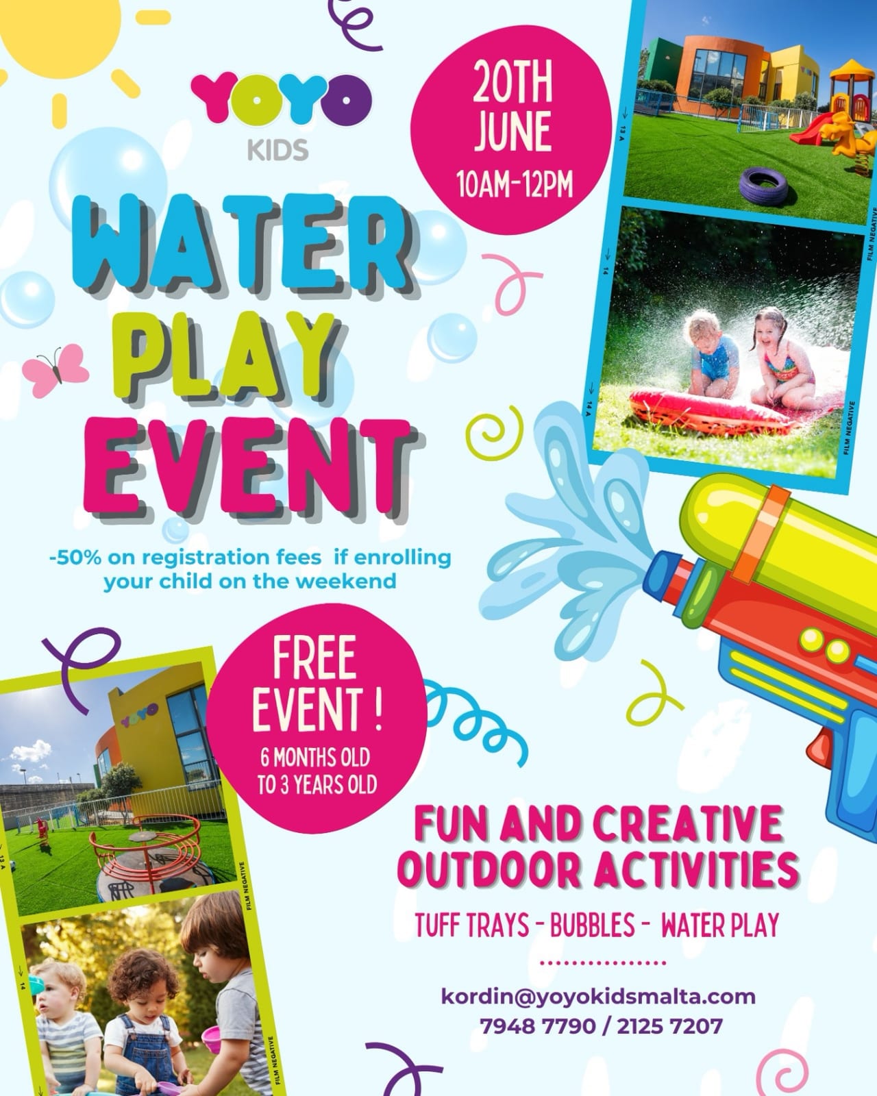 Water Play Event (6 months - 3 years)