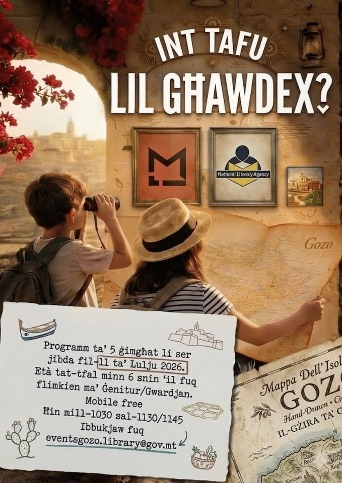 “Int Tafu lil Għawdex?” – Summer Programme 2026 (6+ years)