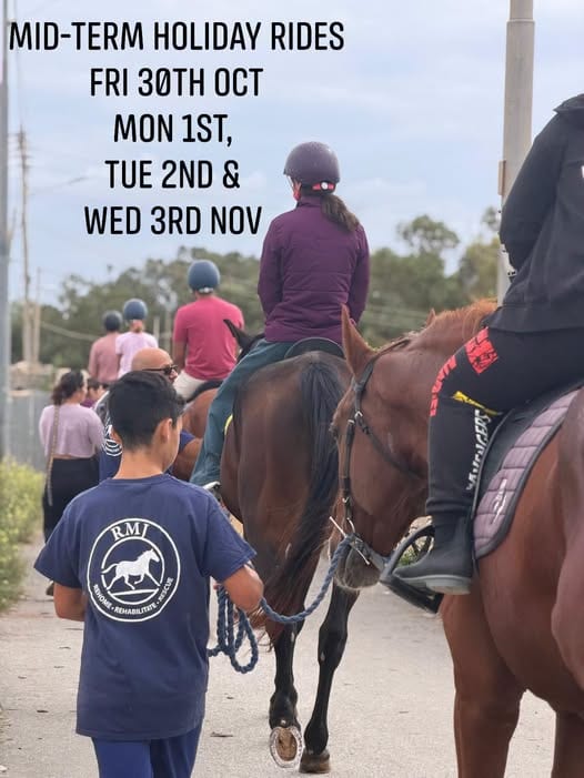 Mid-Term Holiday Countryside Horse Rides (3+ years)