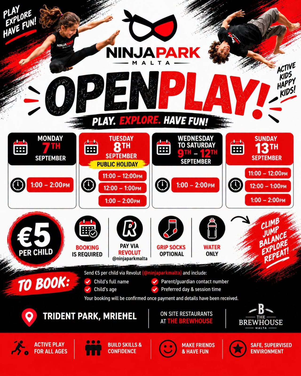 Open Play Sessions