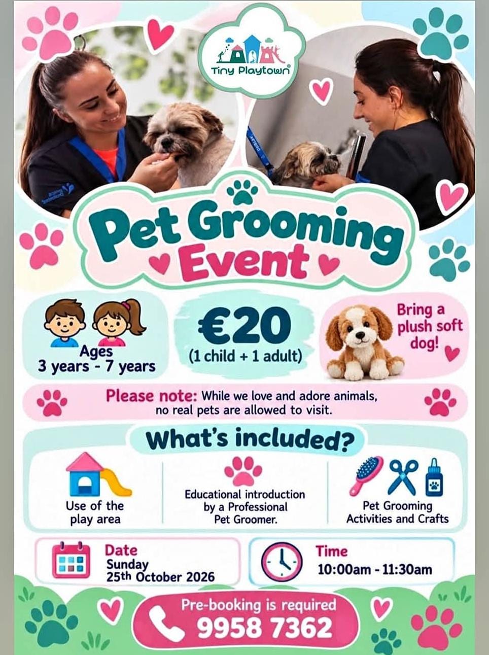 Pet Grooming Event (3-7 years)