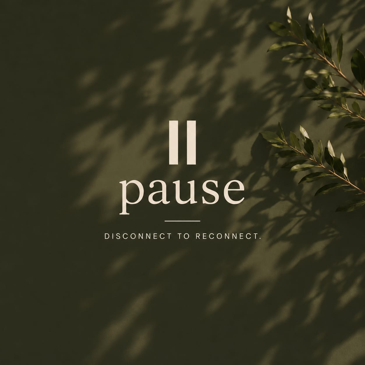 PAUSE - Disconnect to Reconnect