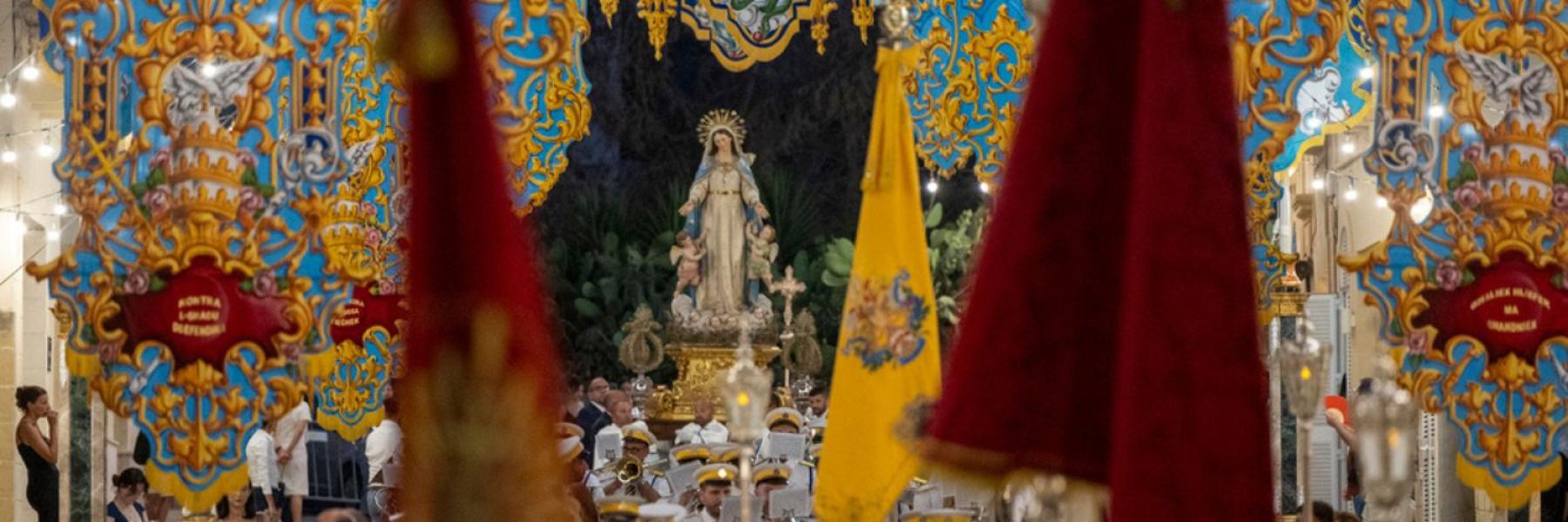 The Kerċem community celebrates feast of Our Lady of Perpetual Help.